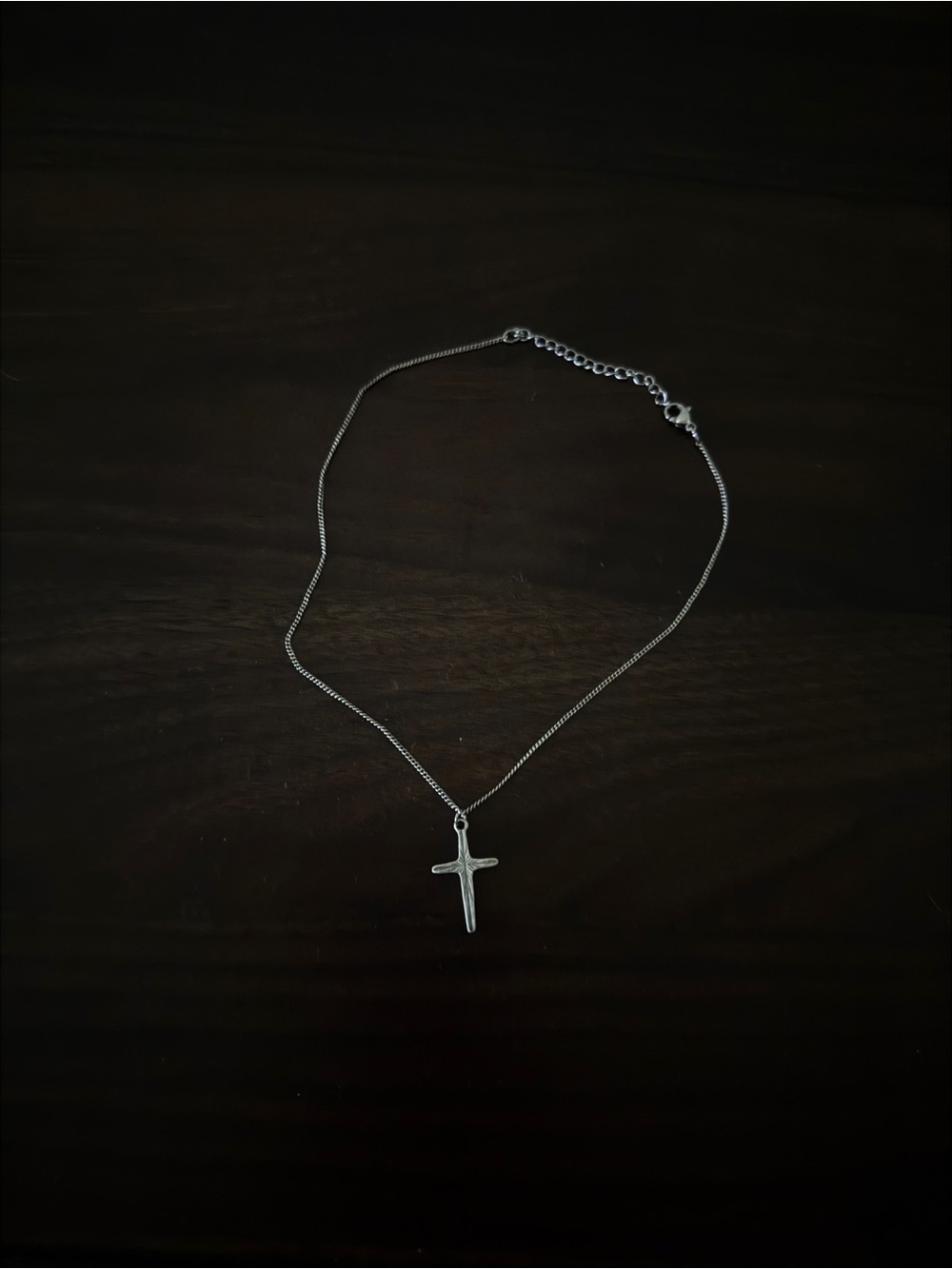 Brandy Melville Silver Cross Pendant Necklace
